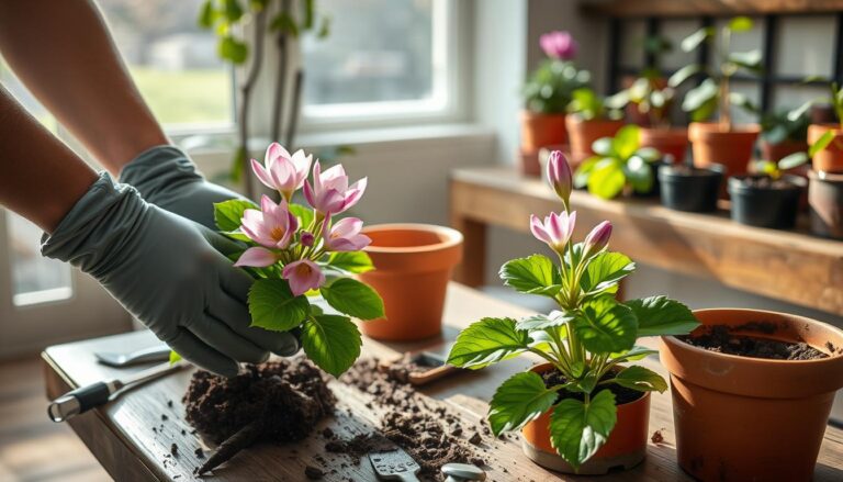 how to repot a plant