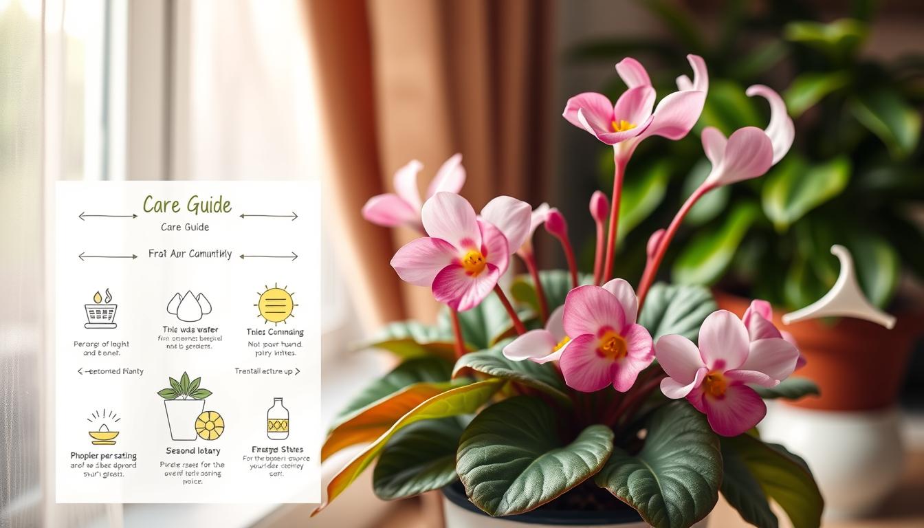 how to care for cyclamen plants indoors