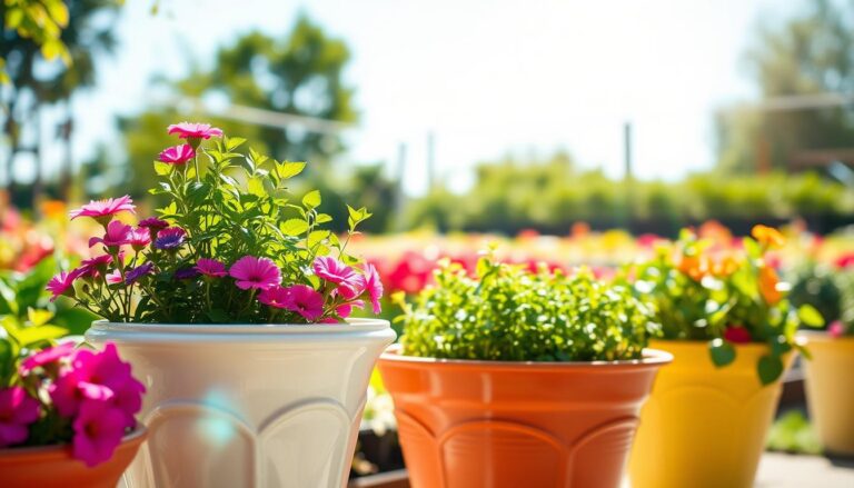 self watering planters